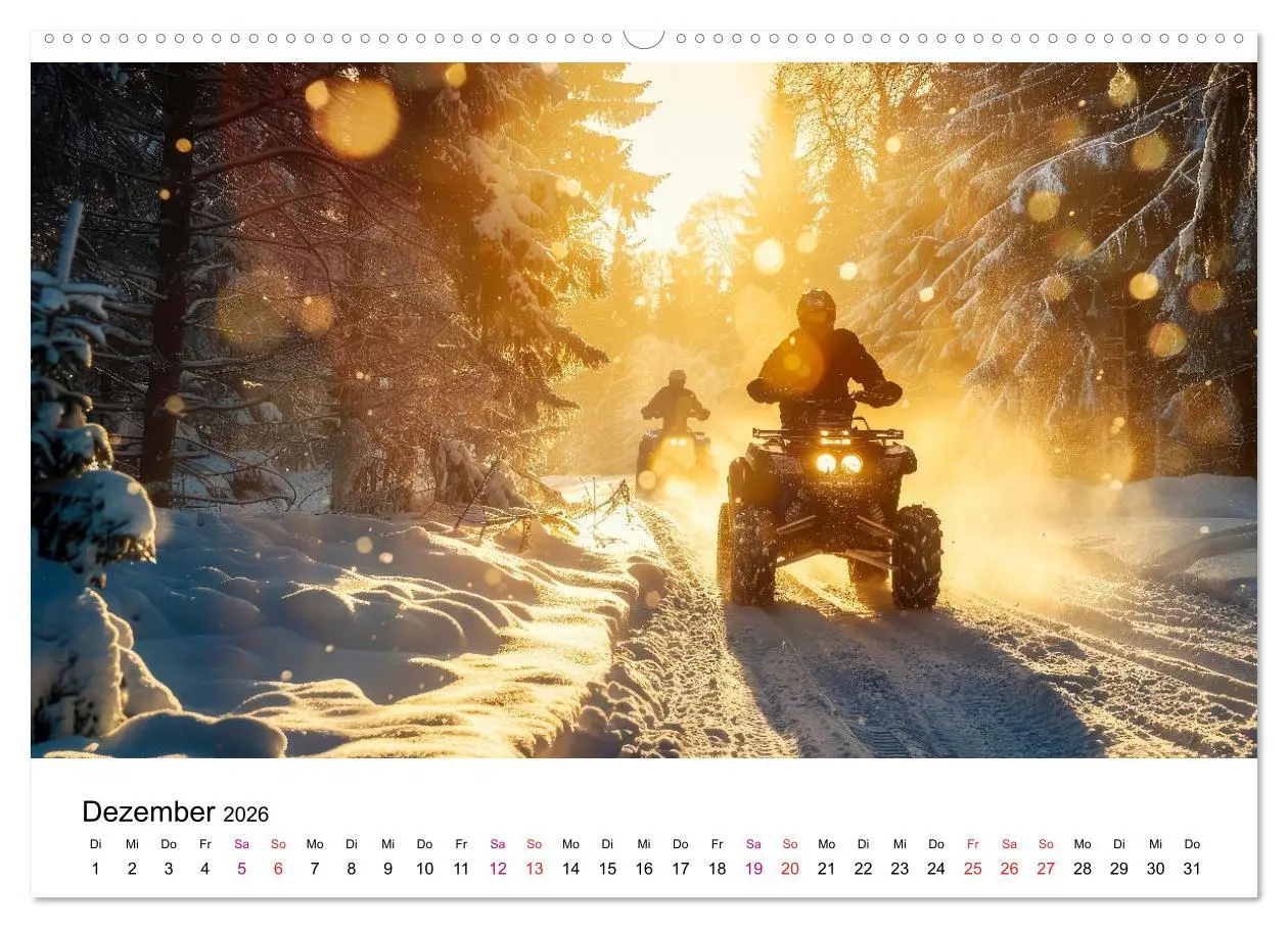 Bild: 9783457393055 | Quad Erlebnisse (Wandkalender 2026 DIN A2 quer), CALVENDO...