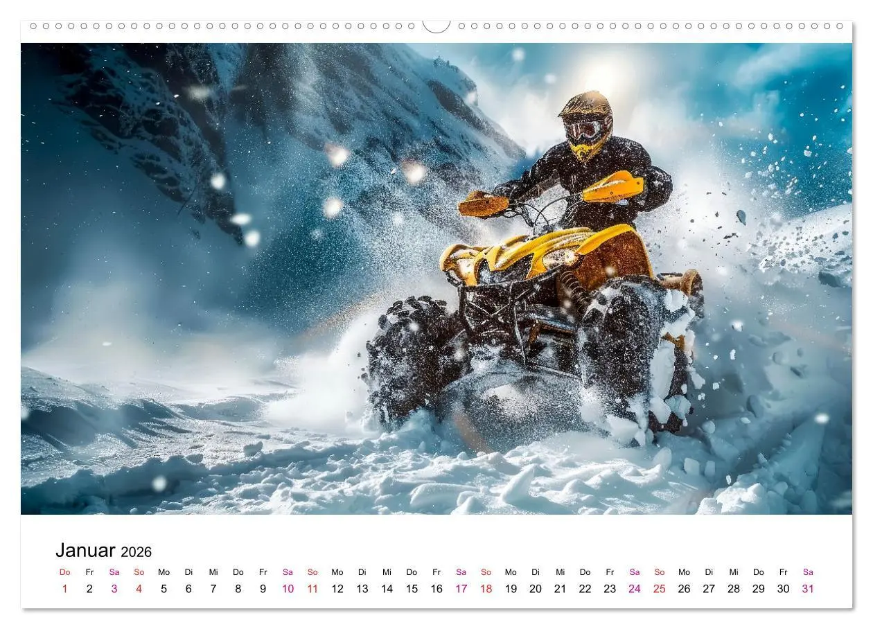 Bild: 9783457393055 | Quad Erlebnisse (Wandkalender 2026 DIN A2 quer), CALVENDO...