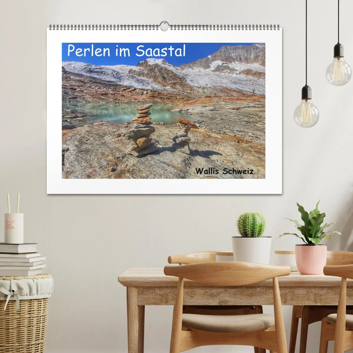 Bild: 9783457773055 | Perlen im Saastal Wallis Schweiz (Wandkalender 2026 DIN A2 quer),...