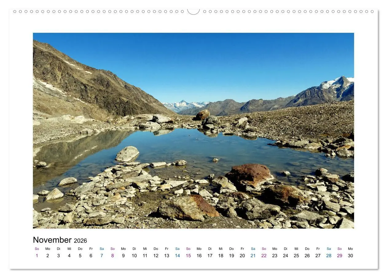 Bild: 9783457773055 | Perlen im Saastal Wallis Schweiz (Wandkalender 2026 DIN A2 quer),...