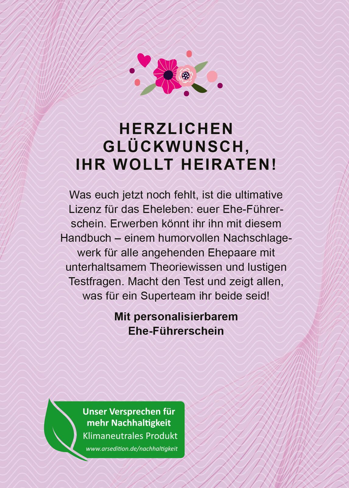 Rückseite: 9783845853055 | Führerschein für die Ehe | Paulus Vennebusch | Taschenbuch | 48 S.