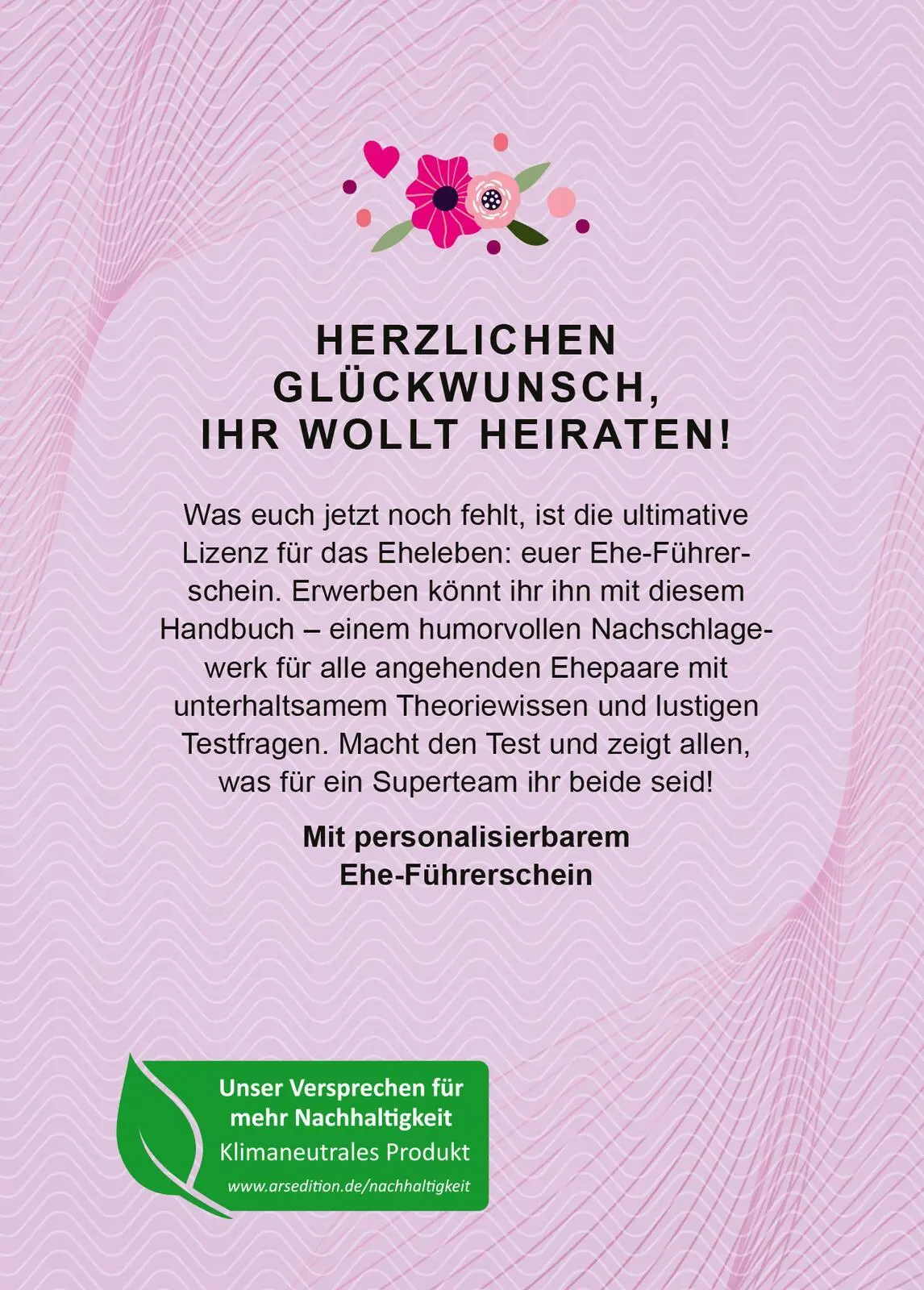 Rückseite: 9783845853055 | Führerschein für die Ehe | Paulus Vennebusch | Taschenbuch | 48 S.