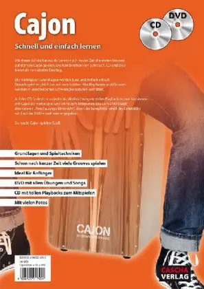 Bild: 9783866263055 | Cajon - schnell und einfach lernen | Helmut Hage | Broschüre | 40 S.
