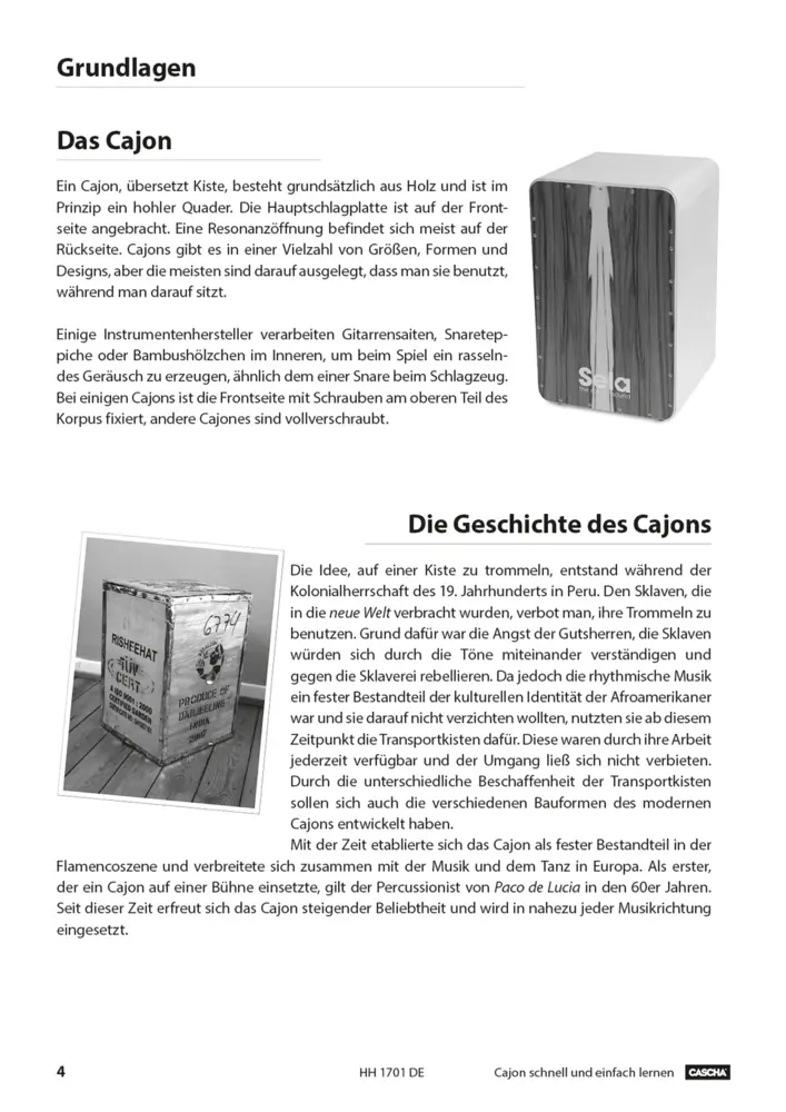 Bild: 9783866263055 | Cajon - schnell und einfach lernen | Helmut Hage | Broschüre | 40 S.