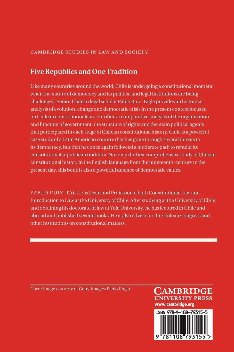 Rückseite: 9781108793155 | Five Republics and One Tradition | Pablo Ruiz-Tagle | Taschenbuch
