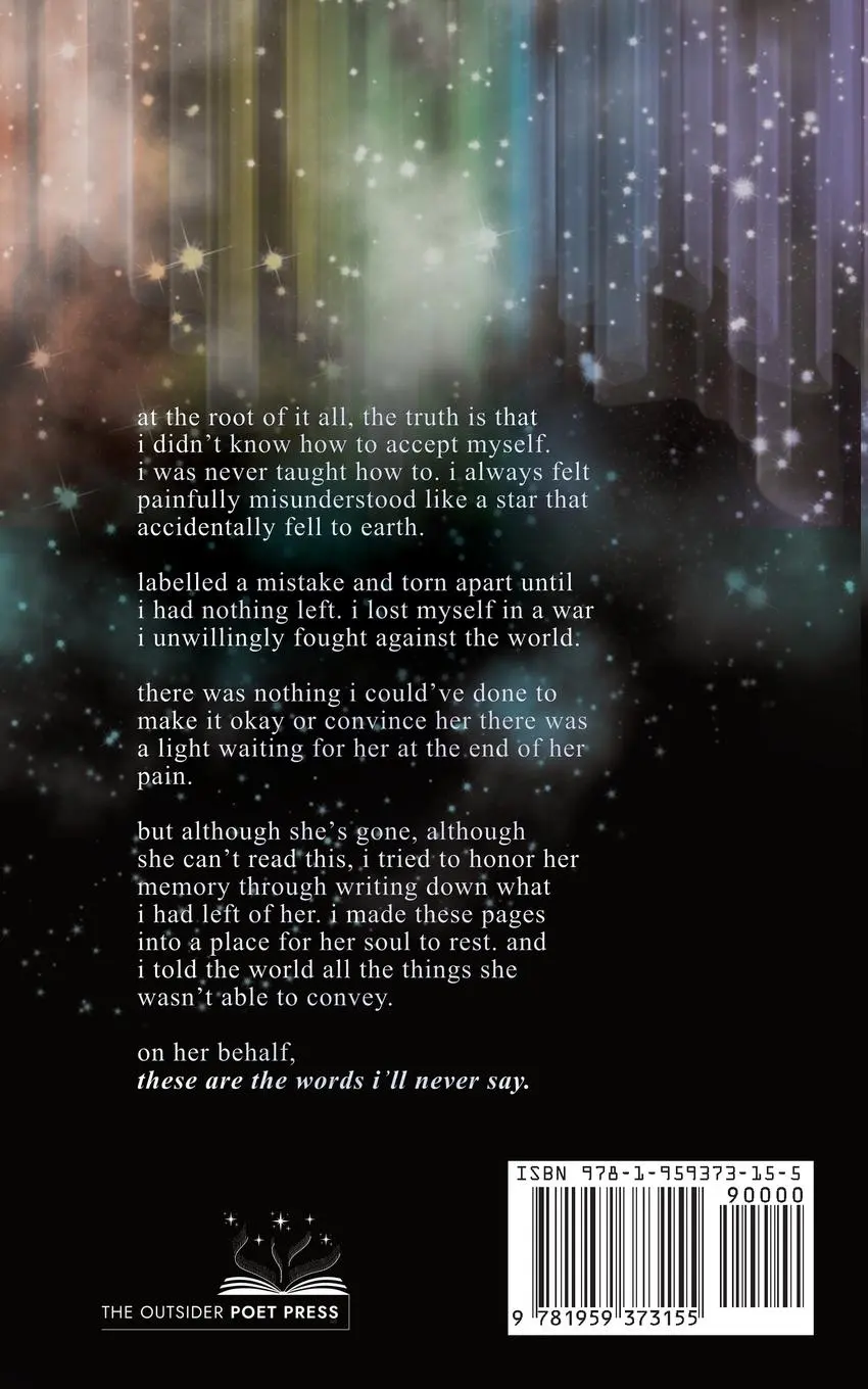 Rückseite: 9781959373155 | the words i'll never say | Alana Kirby | Taschenbuch | Englisch | 2024