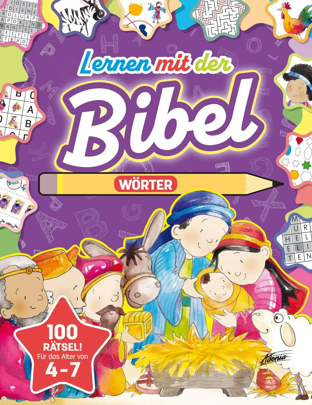Cover: 9783037833155 | Lernen mit der Bibel - Wörter | 100 Rätsel für das Alter 4-7