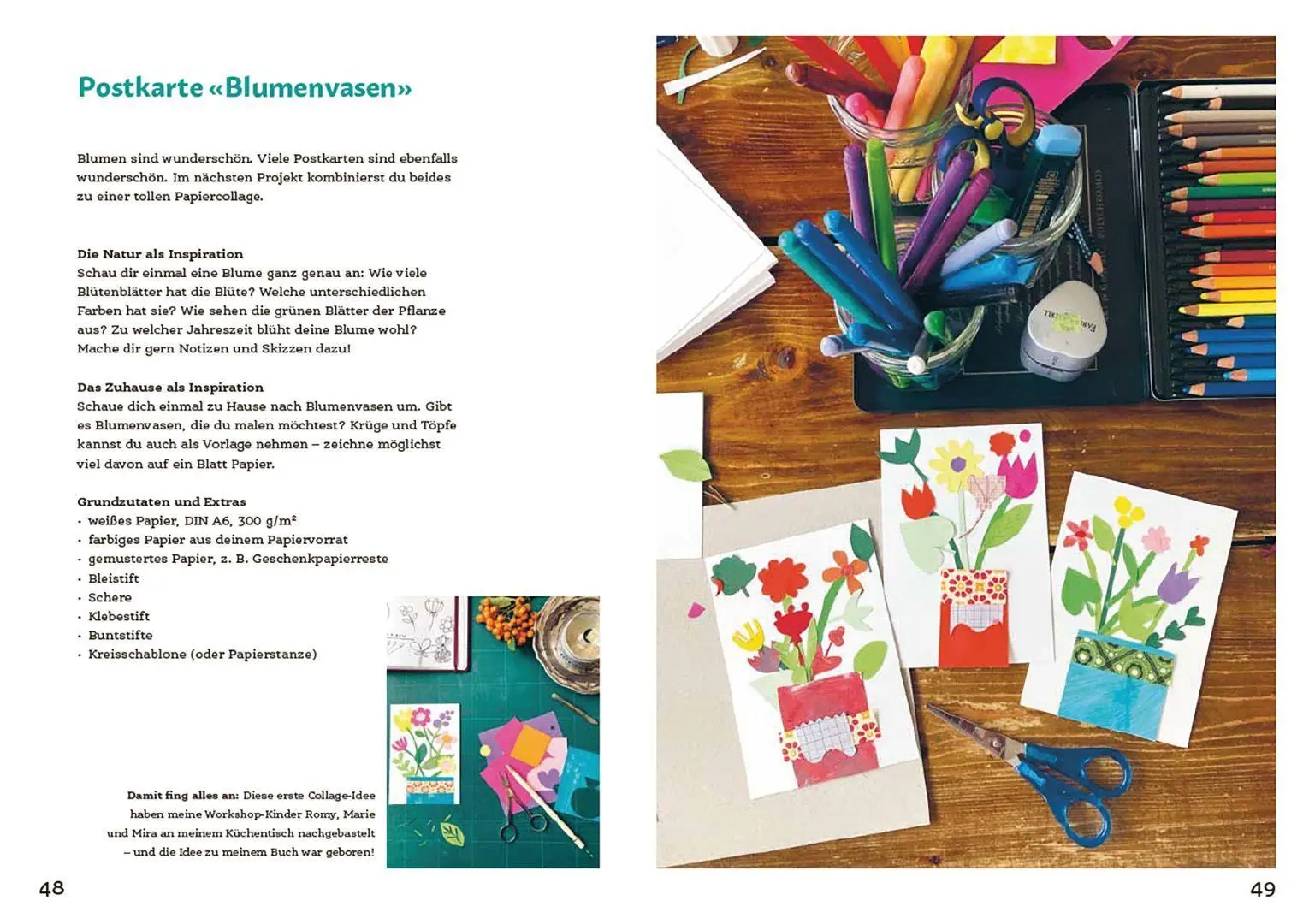 Bild: 9783258603155 | Malen mit Schere und Papier | 20 Collage-Projekte für Kinder | Buch