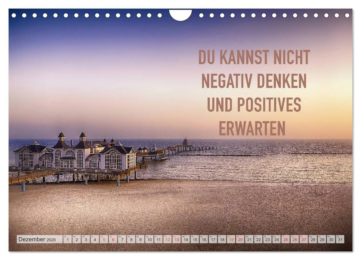 Bild: 9783457693155 | Motivation und Meer (Wandkalender 2026 DIN A4 quer), CALVENDO...