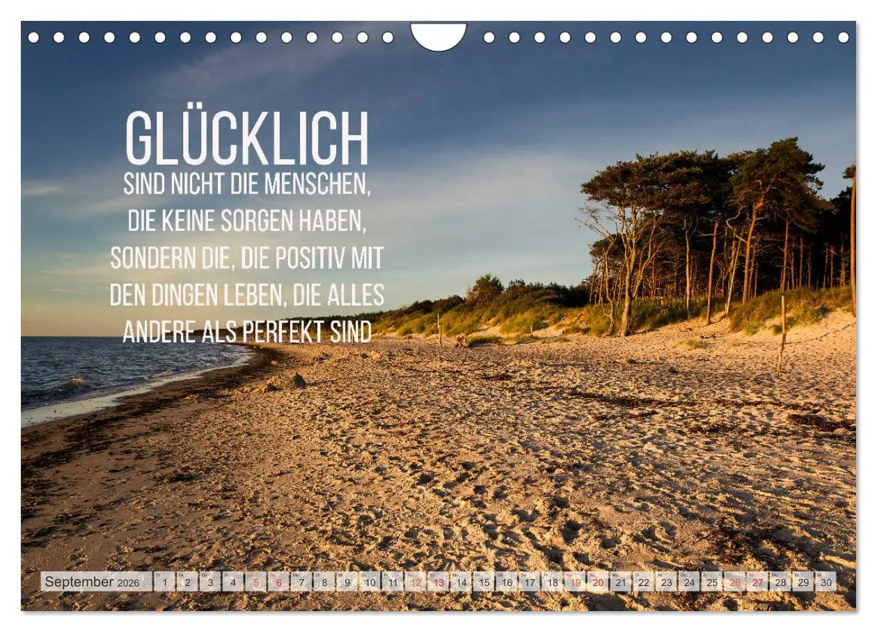 Bild: 9783457693155 | Motivation und Meer (Wandkalender 2026 DIN A4 quer), CALVENDO...