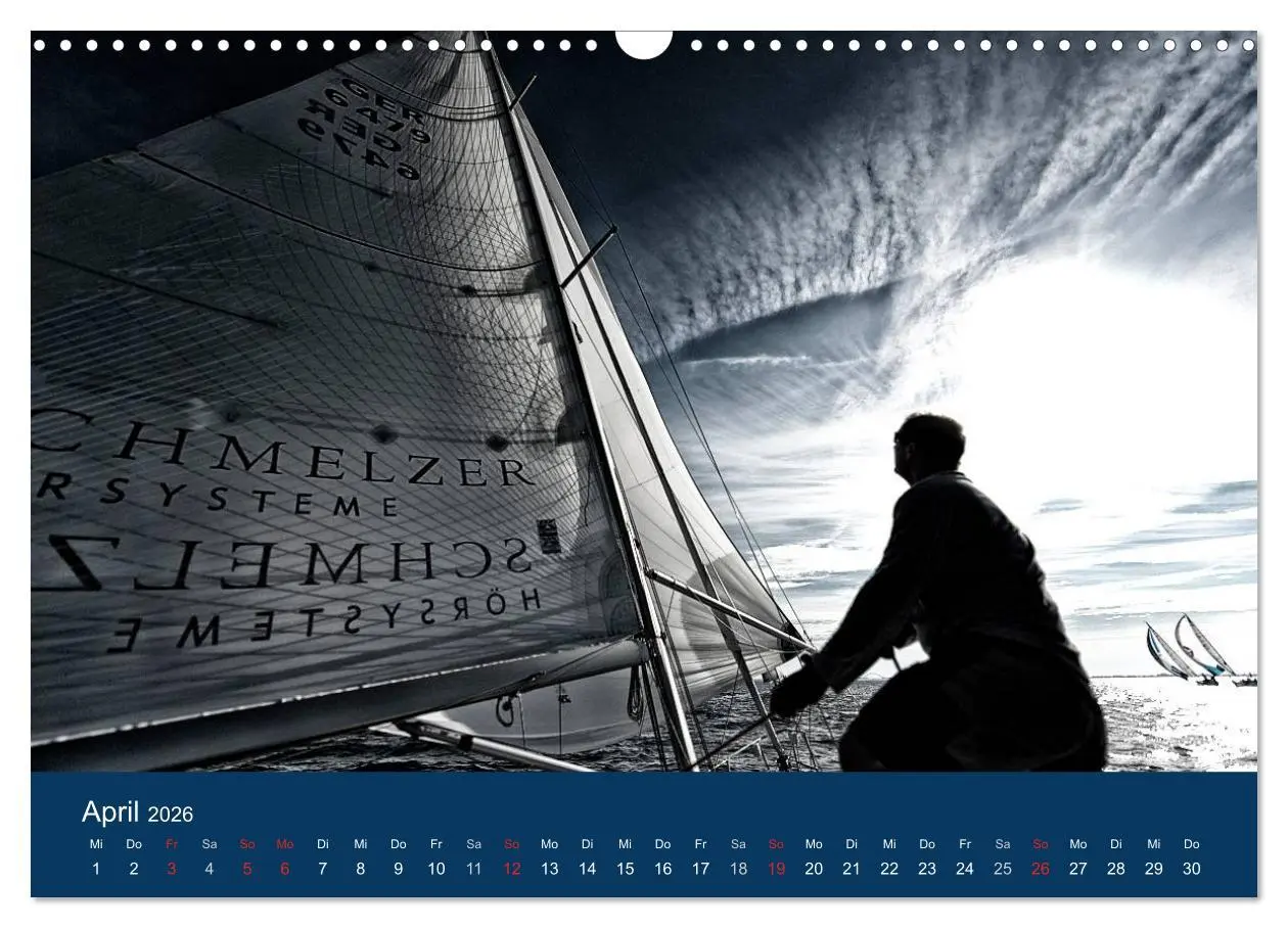 Bild: 9783516233155 | Segelregatta (Wandkalender 2026 DIN A3 quer), CALVENDO Monatskalender