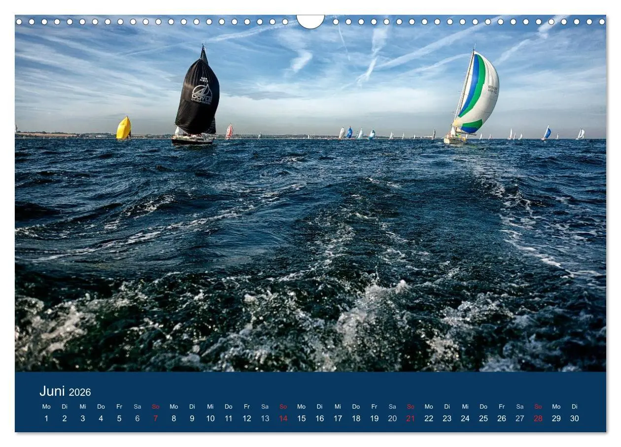 Bild: 9783516233155 | Segelregatta (Wandkalender 2026 DIN A3 quer), CALVENDO Monatskalender