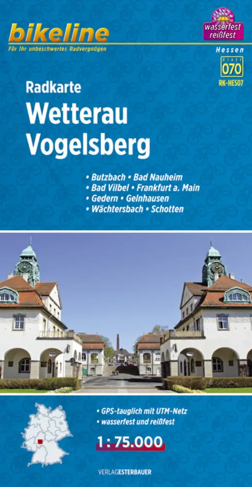 Cover: 9783850003155 | Bikeline Radkarte Wetterau, Vogelsberg | Esterbauer Verlag | Deutsch