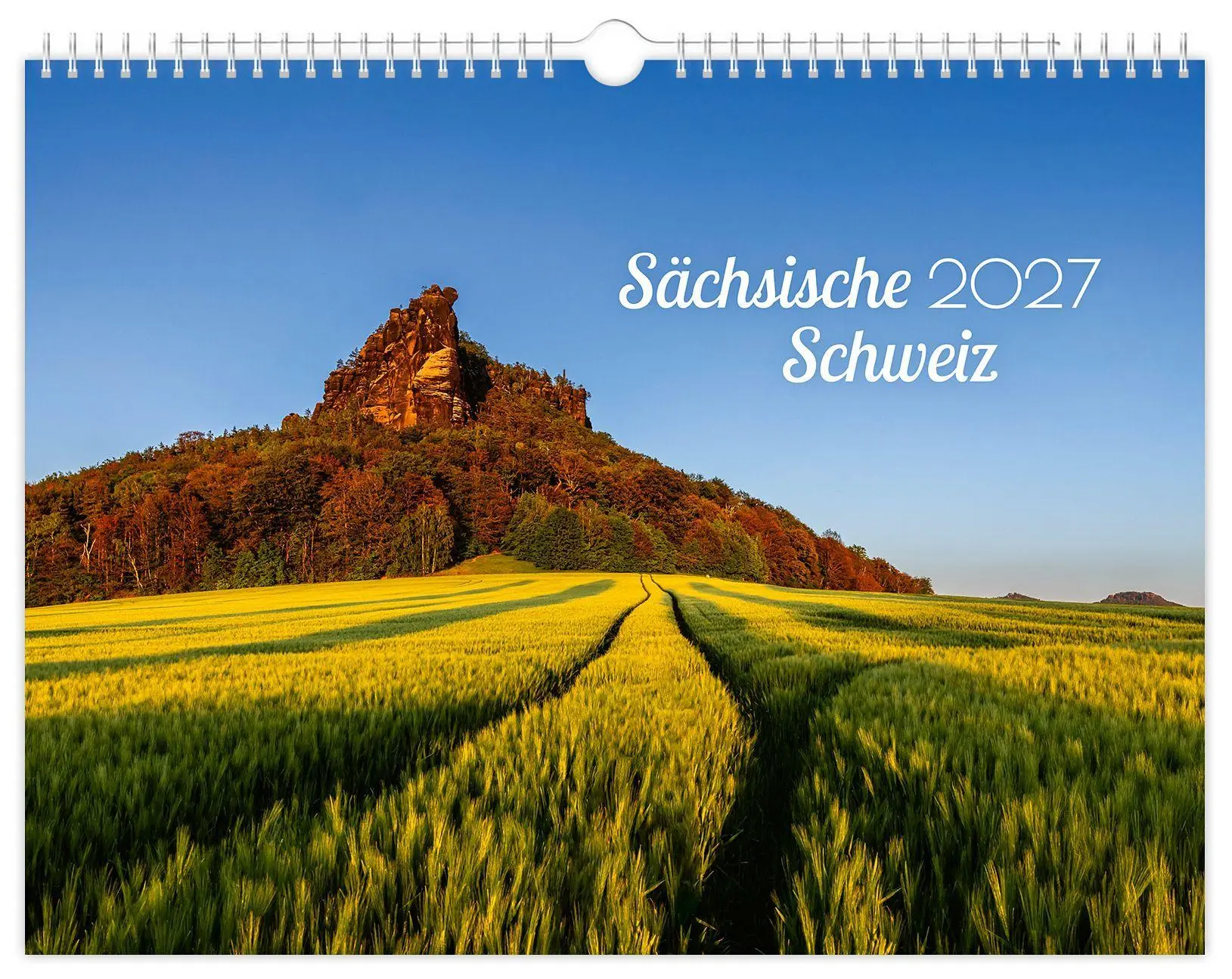 Cover: 9783912303155 | Kalender Sächsische Schweiz 2027 | 40 x 30 cm schwarzes Kalendarium
