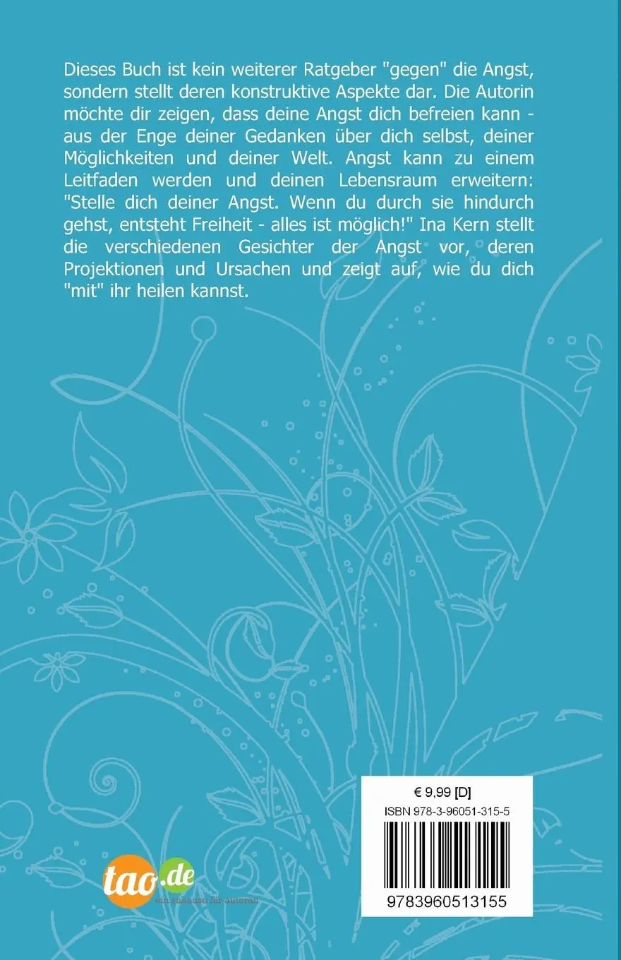 Rückseite: 9783960513155 | Angst macht frei | Wie deine Angst dich heilen kann | Ina Kern | Buch
