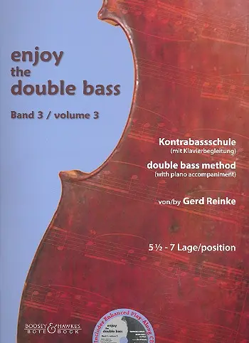 Cover: 9790202523155 | Enjoy the Double Bass Band 3 | Gerd Reinke | Buch + CD | 2010