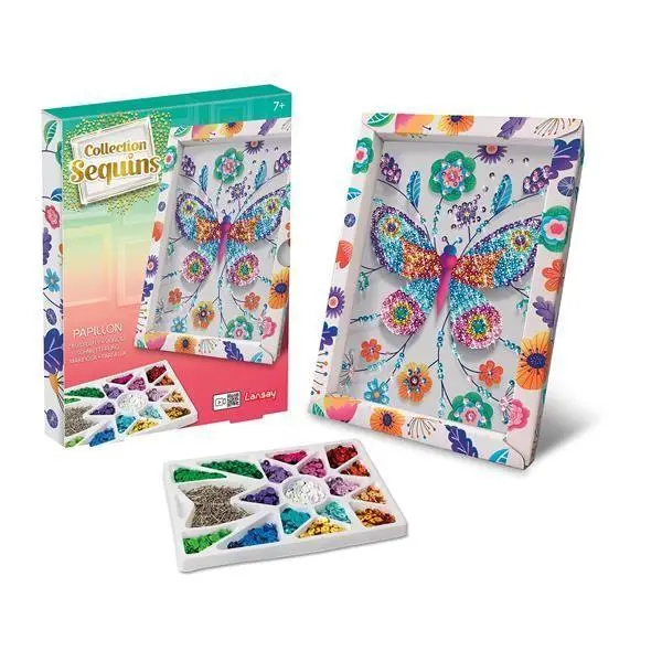Cover: 3181860203255 | Lansay - Paillettenkunst Schmetterling | Lansay | Spiel | 3220325