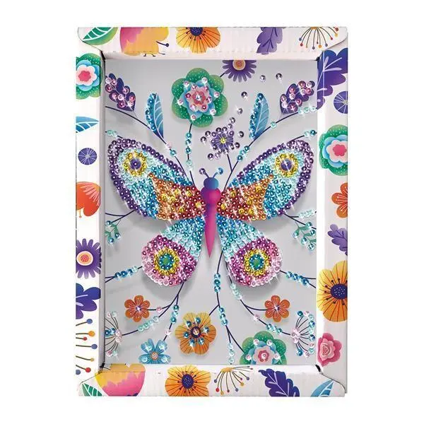 Bild: 3181860203255 | Lansay - Paillettenkunst Schmetterling | Lansay | Spiel | 3220325