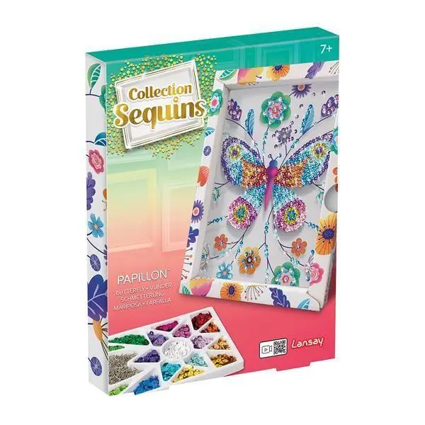 Bild: 3181860203255 | Lansay - Paillettenkunst Schmetterling | Lansay | Spiel | 3220325