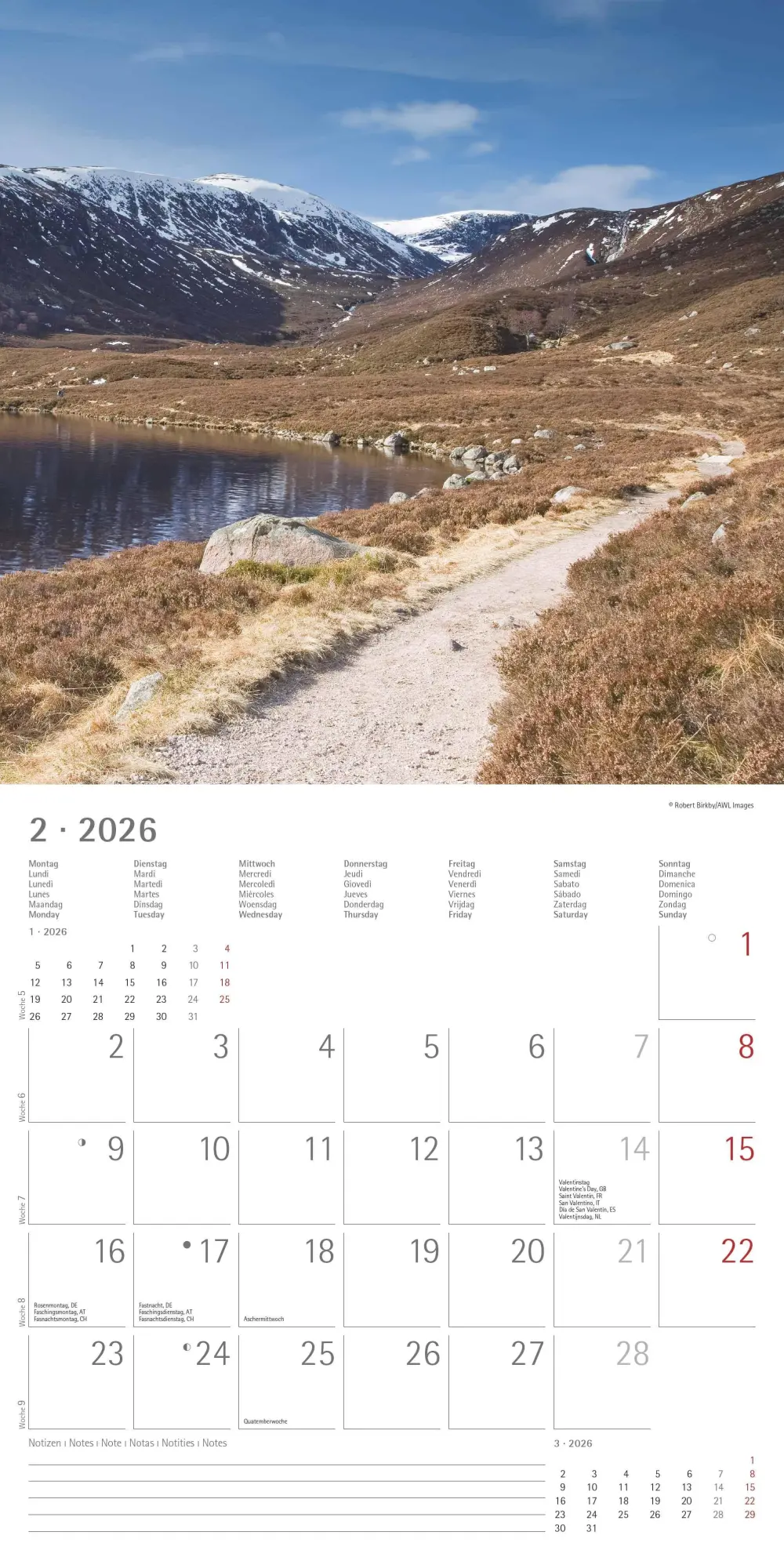 Bild: 4069095003255 | Wege 2026 - Broschürenkalender 30x30 cm (30x60 geöffnet) - Kalender...