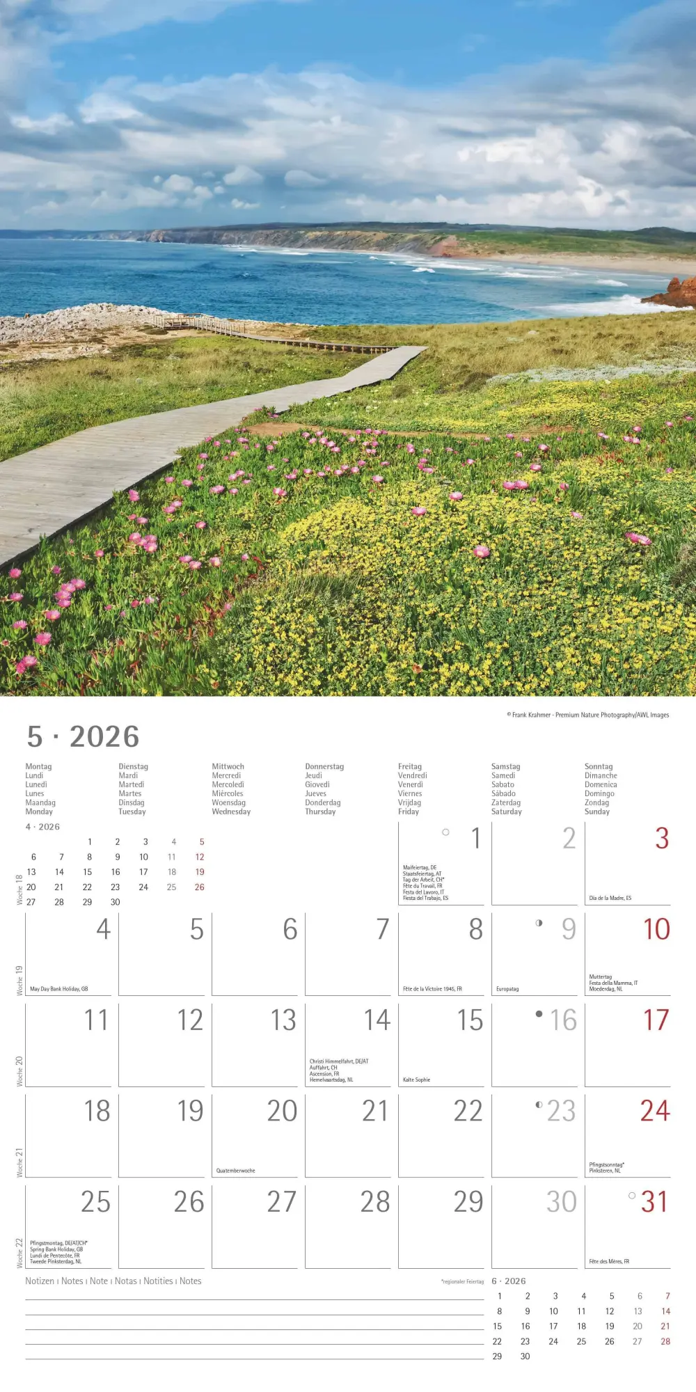 Bild: 4069095003255 | Wege 2026 - Broschürenkalender 30x30 cm (30x60 geöffnet) - Kalender...
