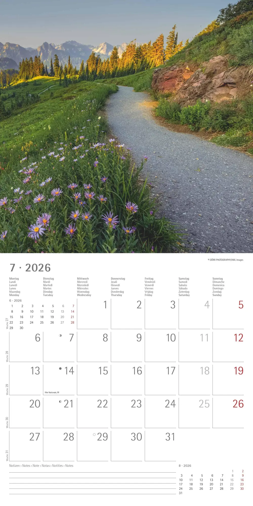 Bild: 4069095003255 | Wege 2026 - Broschürenkalender 30x30 cm (30x60 geöffnet) - Kalender...