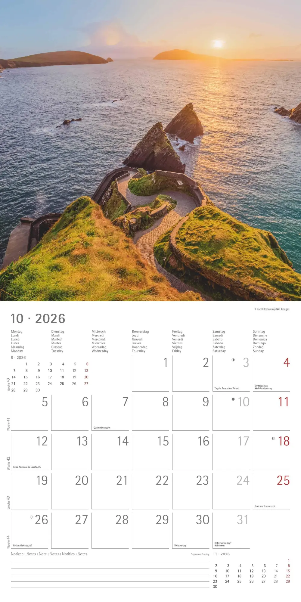 Bild: 4069095003255 | Wege 2026 - Broschürenkalender 30x30 cm (30x60 geöffnet) - Kalender...