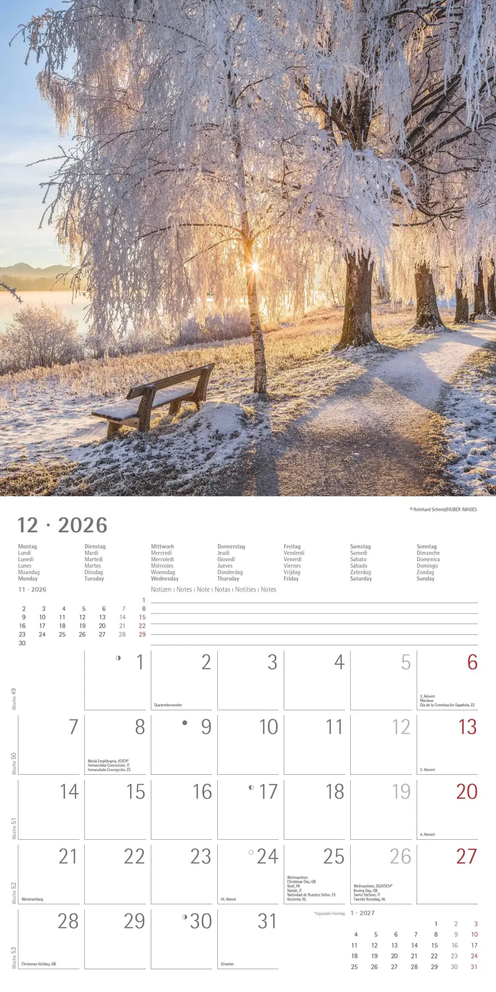 Bild: 4069095003255 | Wege 2026 - Broschürenkalender 30x30 cm (30x60 geöffnet) - Kalender...