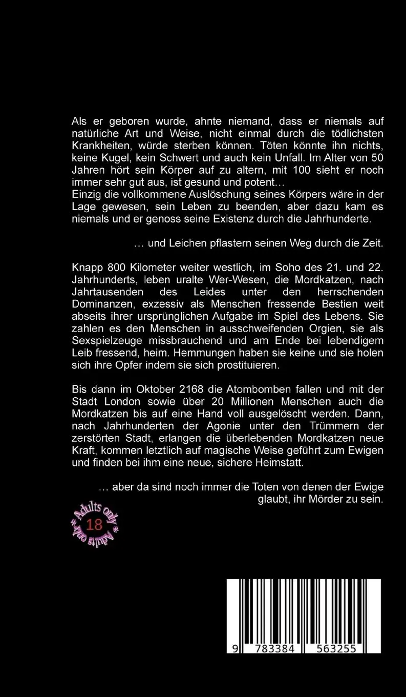 Rückseite: 9783384563255 | Der Ewige und die Katzen | Die ganze Geschichte | Udo Meeßen | Buch