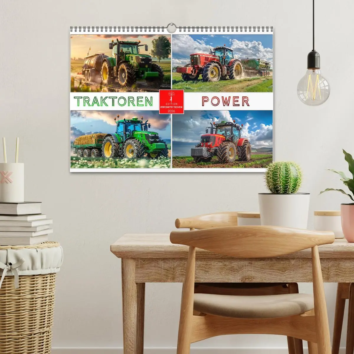 Bild: 9783457373255 | Traktoren Power (Wandkalender 2026 DIN A3 quer), CALVENDO...