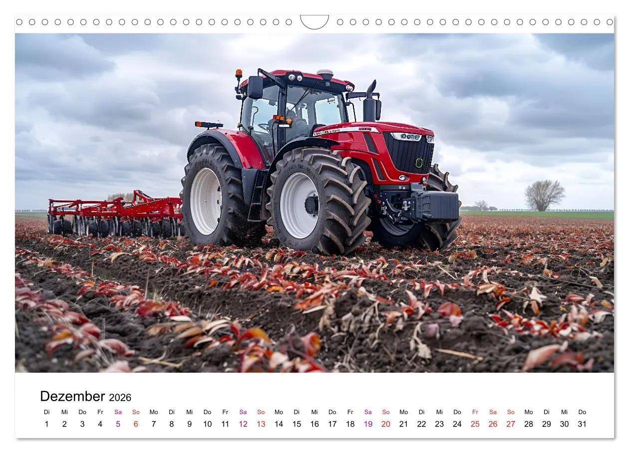 Bild: 9783457373255 | Traktoren Power (Wandkalender 2026 DIN A3 quer), CALVENDO...