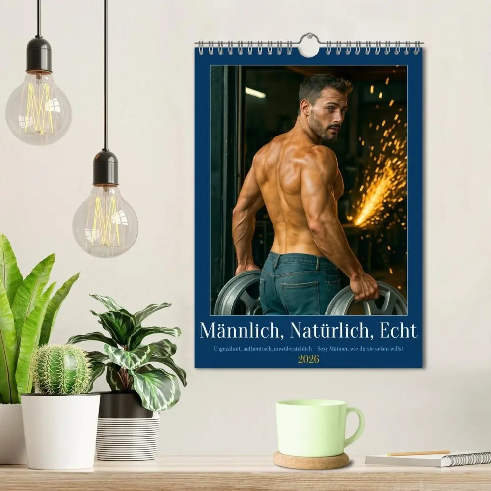Bild: 9783516603255 | Natürlich, Männlich, Echt (Wandkalender 2026 DIN A4 hoch), CALVENDO...