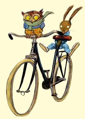 Cover: 9783779503255 | Fahrrad, Postkarten | Wolf Erlbruch | 2011 | Peter Hammer Verlag