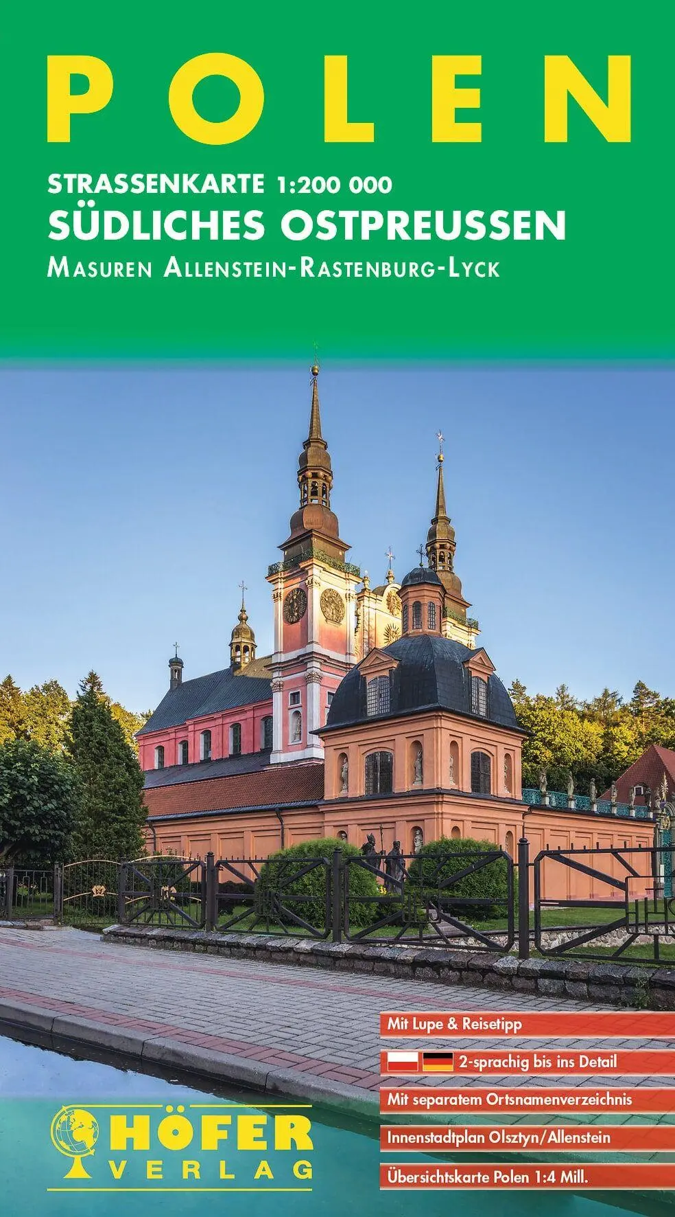 Cover: 9783931103255 | Höfer Polen PL010. Südliches Ostpreußen 1 : 200 000. | Lars Höfer