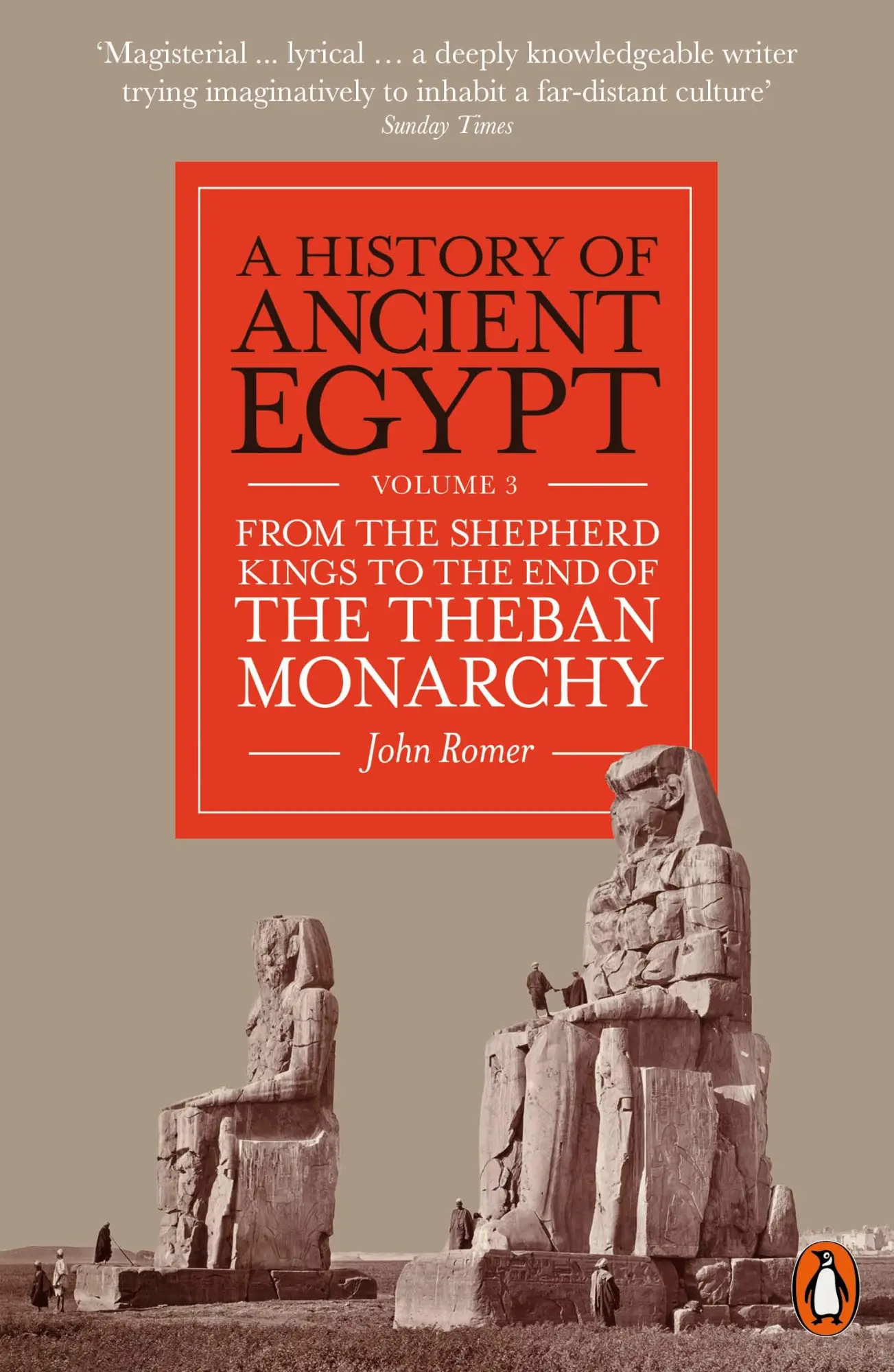 Cover: 9780141993355 | A History of Ancient Egypt, Volume 3 | John Romer | Taschenbuch | 2024