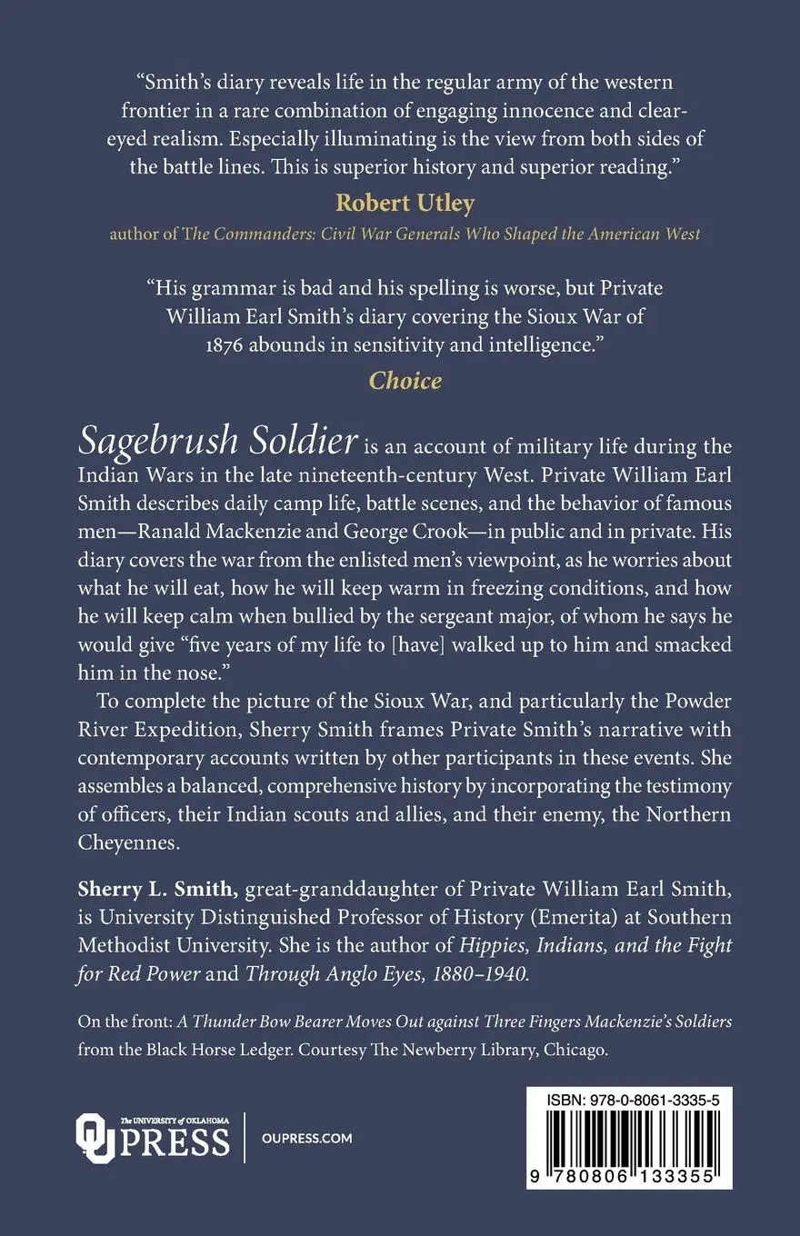 Rückseite: 9780806133355 | Sagebrush Soldier | Sherry L. Smith | Taschenbuch | Englisch | 2001