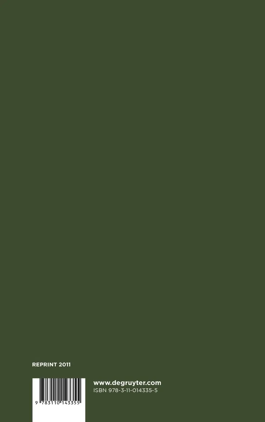 Rückseite: 9783110143355 | Language Contact in the Arctic | Ingvild Broch (u. a.) | Buch | VIII