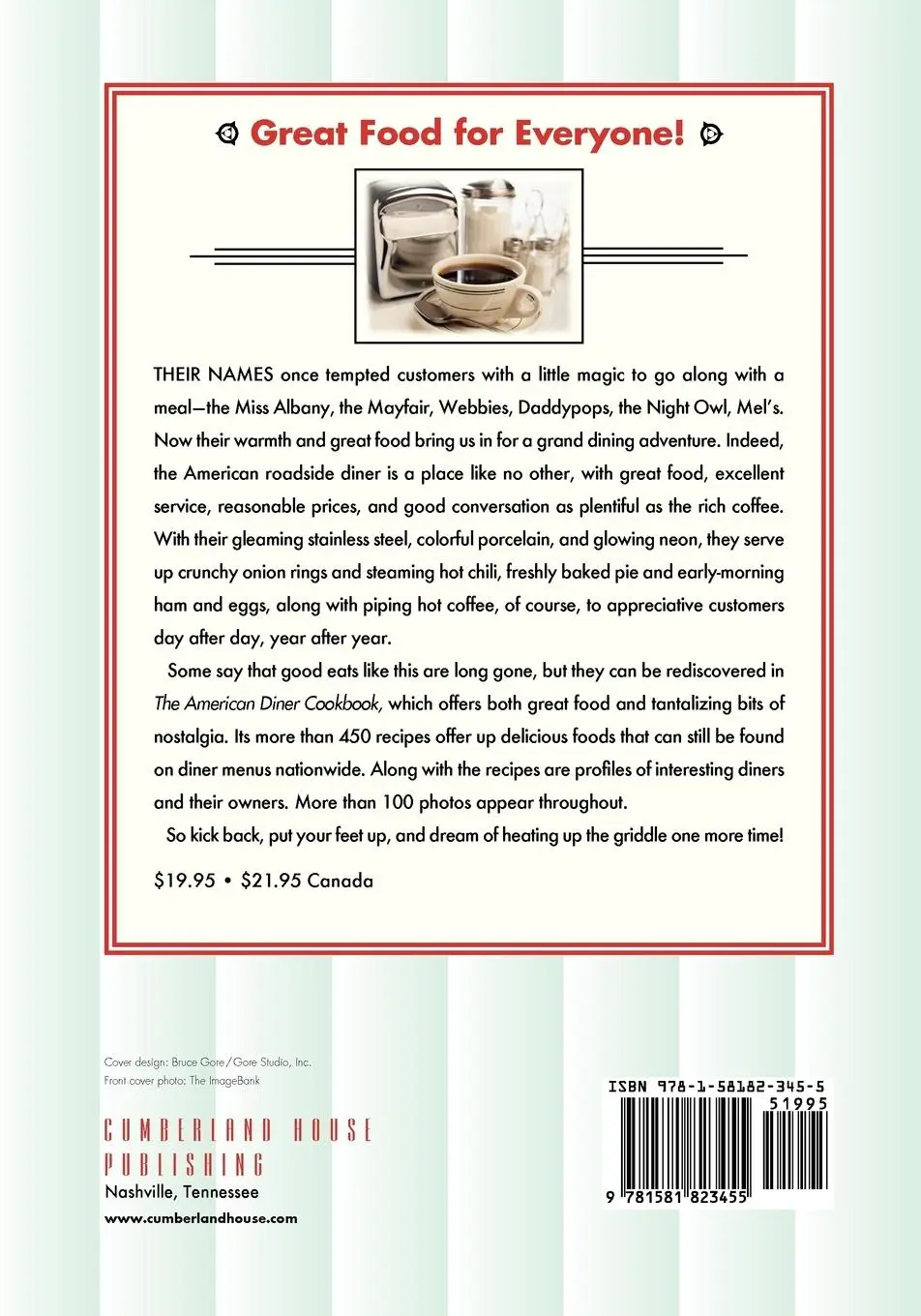 Rückseite: 9781581823455 | The American Diner Cookbook | Linda Everett | Taschenbuch | Englisch