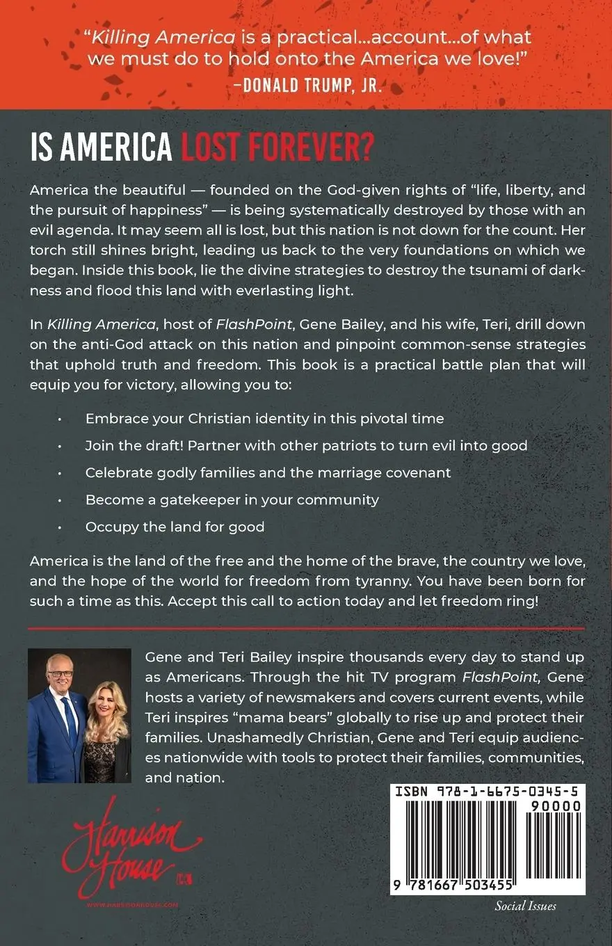 Rückseite: 9781667503455 | Killing America | Turning the Tide on the Tsunami of Darkness | Buch