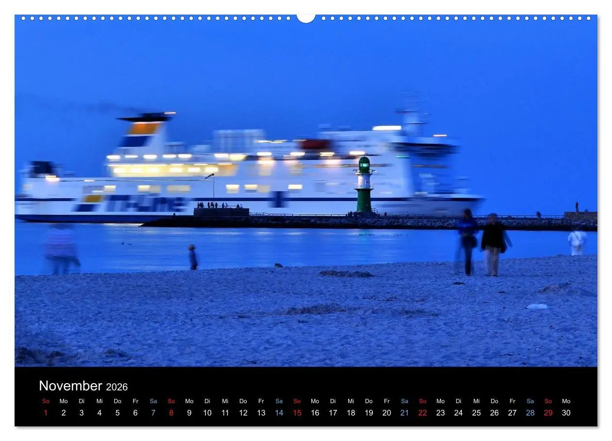 Bild: 9783516133455 | Warnemünde - Maritime Landschaften (Wandkalender 2026 DIN A2 quer),...