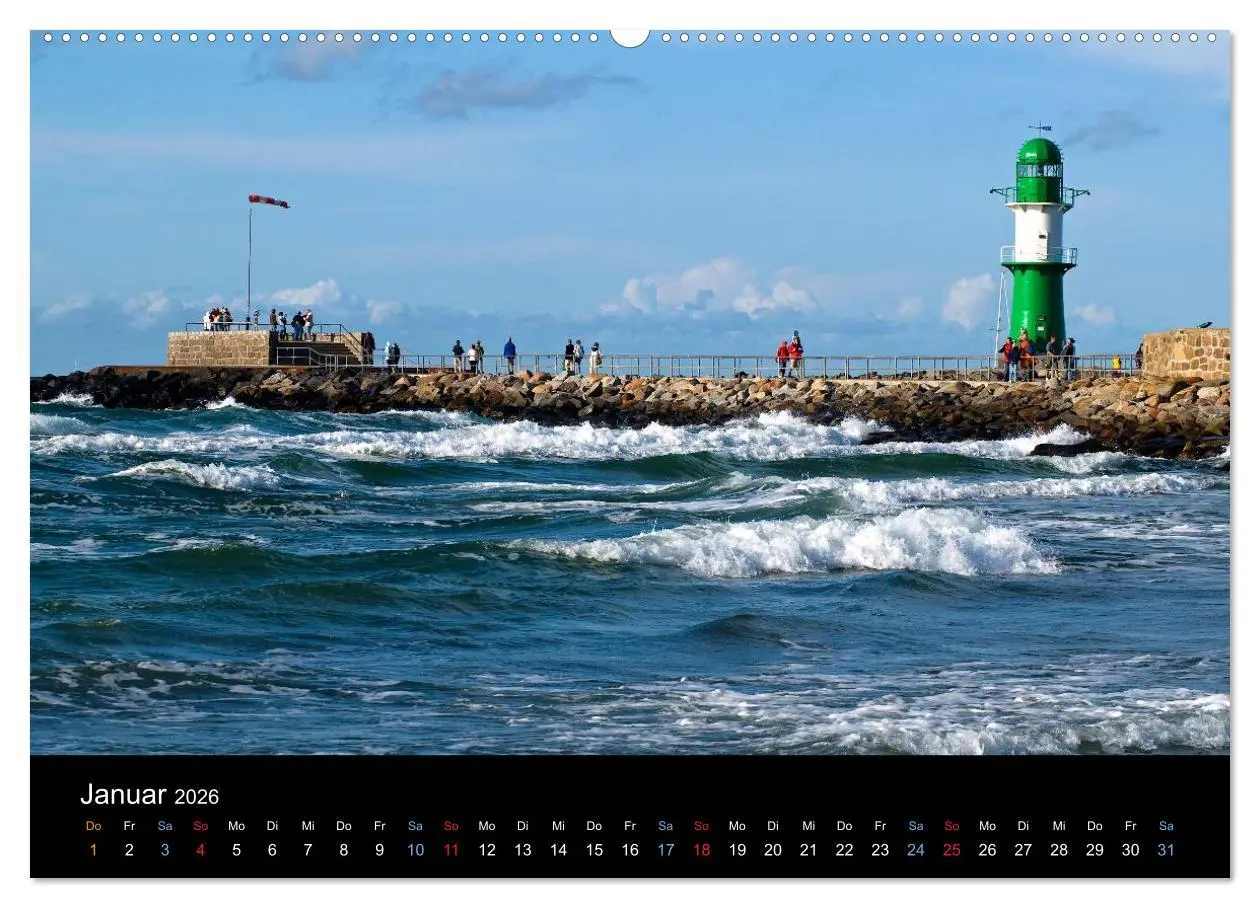 Bild: 9783516133455 | Warnemünde - Maritime Landschaften (Wandkalender 2026 DIN A2 quer),...
