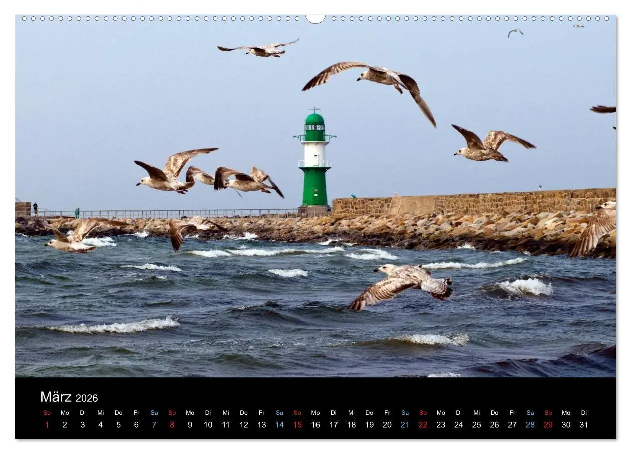 Bild: 9783516133455 | Warnemünde - Maritime Landschaften (Wandkalender 2026 DIN A2 quer),...