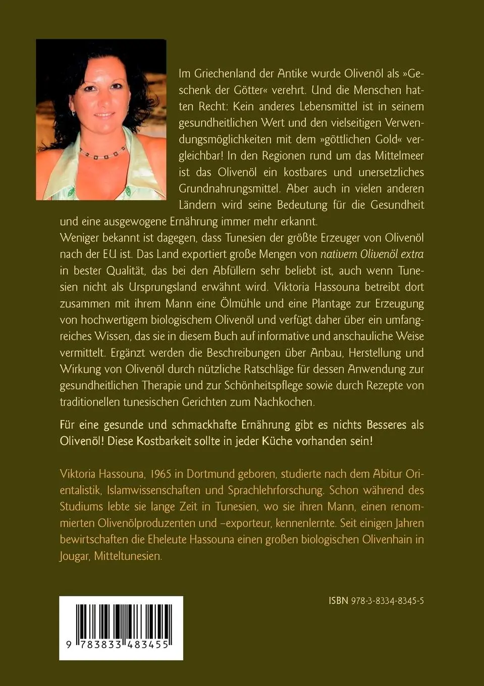 Rückseite: 9783833483455 | Natives Olivenöl - Was Sie über Olivenöl wissen sollten | Hassouna