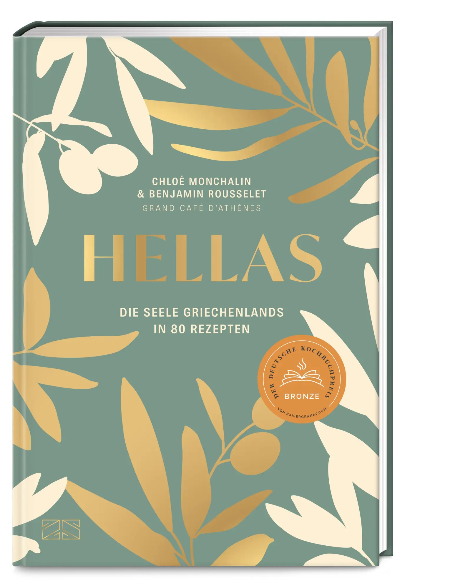 Cover: 9783965843455 | Hellas. Die Seele Griechenlands in 80 Rezepten | Monchalin (u. a.)