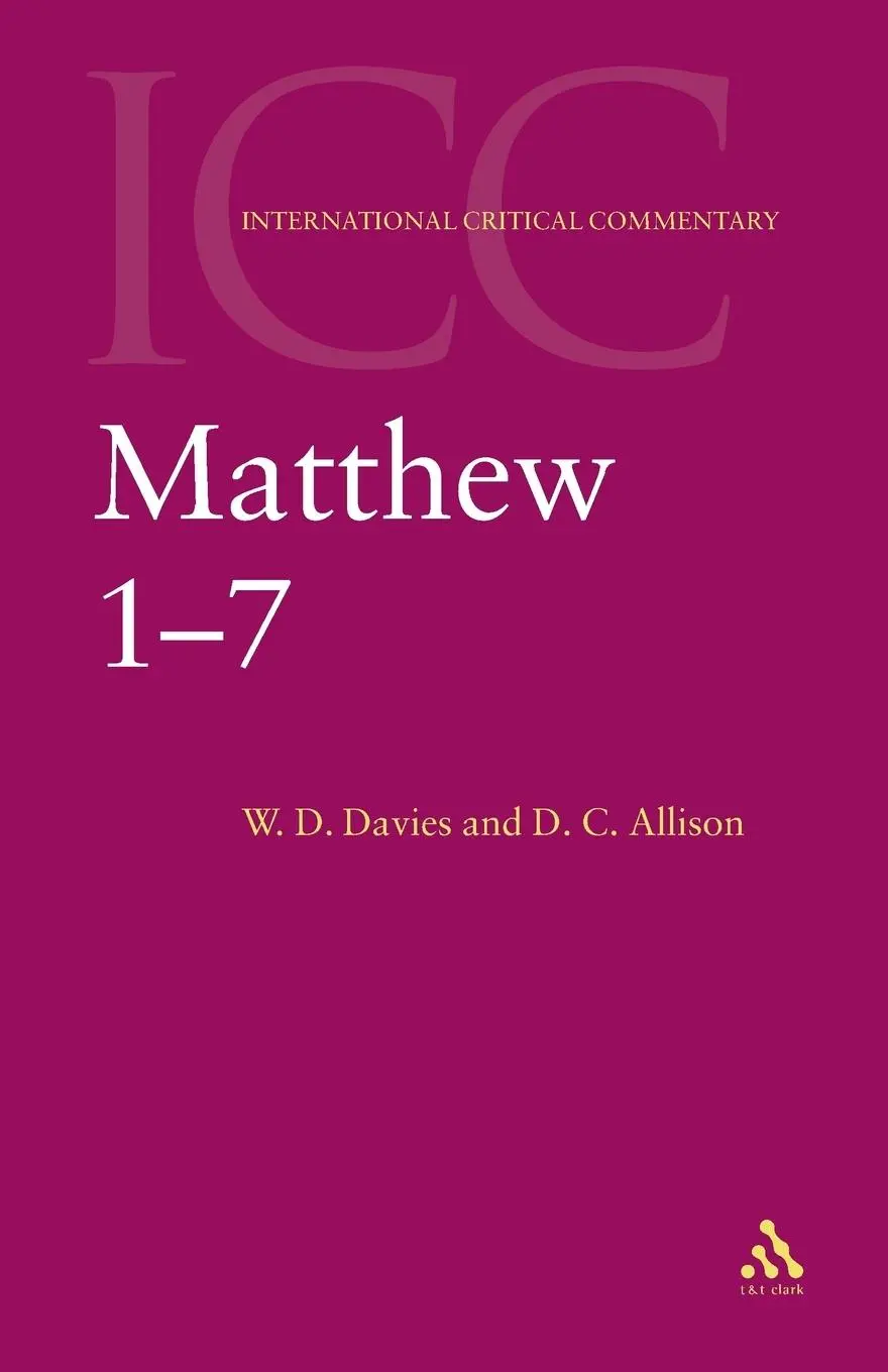 Cover: 9780567083555 | Matthew 1-7 | W. D. Davies (u. a.) | Taschenbuch | Englisch | 2004
