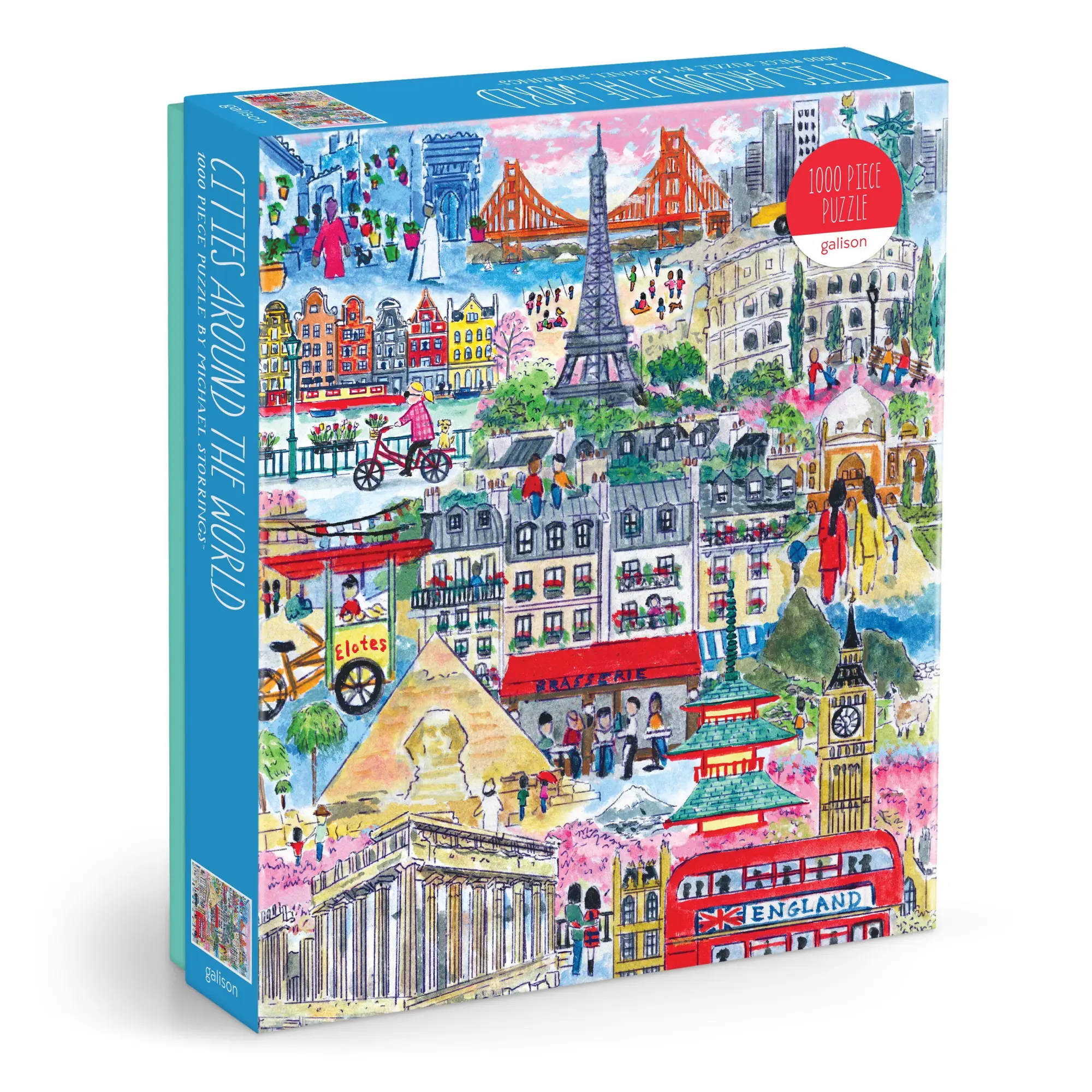 Cover: 9780735383555 | Michael Storrings Cities Around the World 1000 Piece Puzzle | Spiel