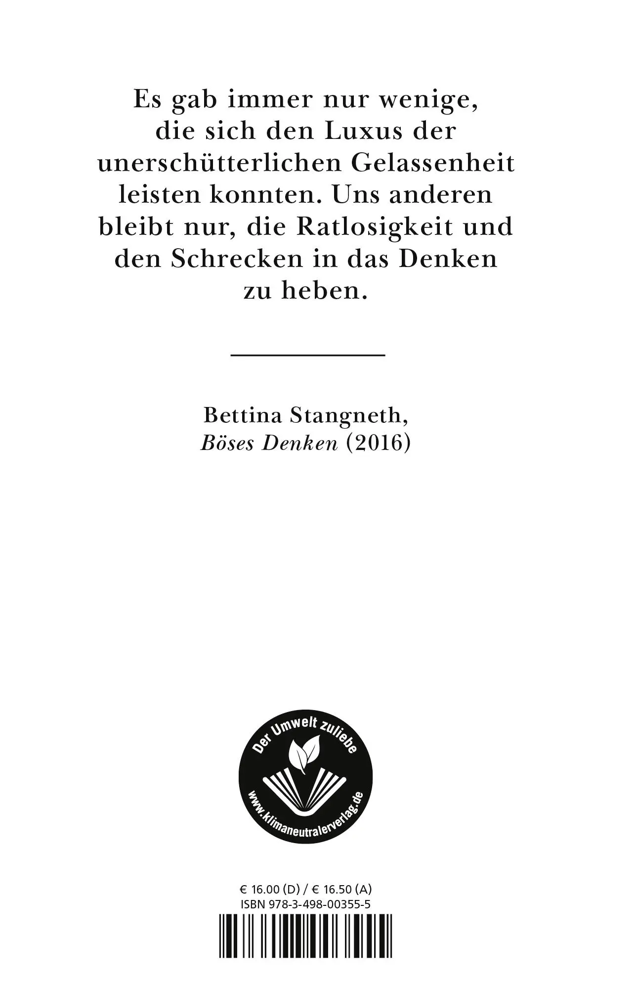 Rückseite: 9783498003555 | Überforderung | Putin und die Deutschen | Bettina Stangneth | Buch