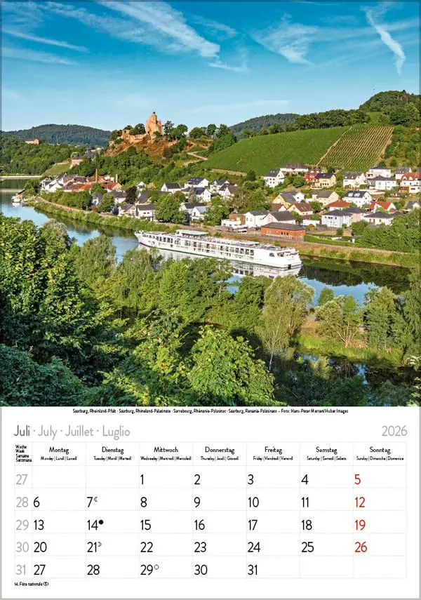 Bild: 9783731883555 | Deutschland 2026 | Verlag Korsch | Kalender | Spiralbindung | 13 S.