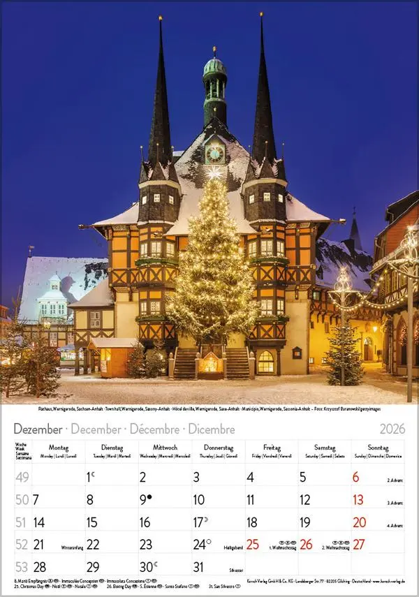 Bild: 9783731883555 | Deutschland 2026 | Verlag Korsch | Kalender | Spiralbindung | 13 S.