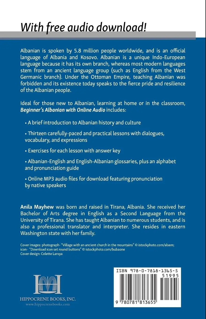 Rückseite: 9780781813655 | Beginner's Albanian with Online Audio | Anila Mayhew | Taschenbuch